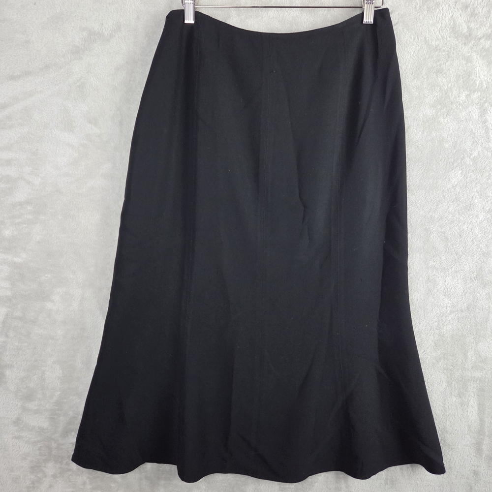 Jones New York Black Maxi A-Line Skirt
